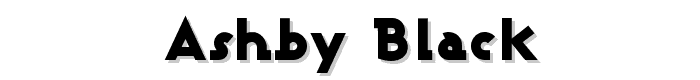 Ashby Black font